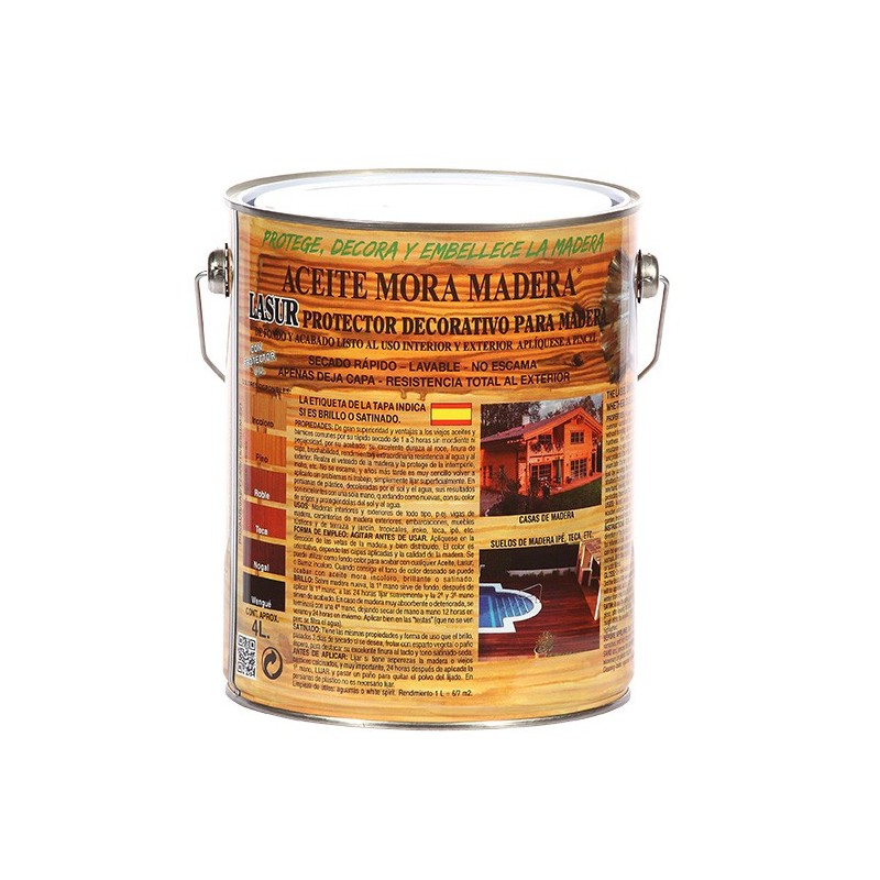 madera satinado roble 4l
